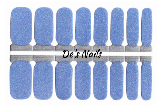 Pale Blue Sparkle - Nail Wrap Rougin