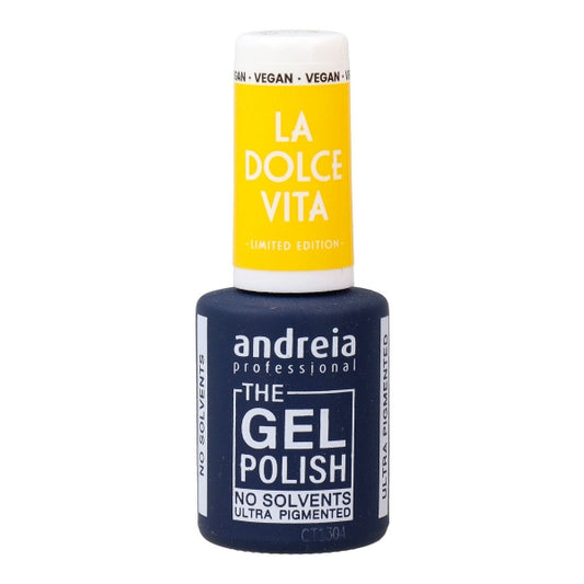 Andreia La Dolce Vita DV4 Canary Yellow Gel Nail Polish 10.5 ml