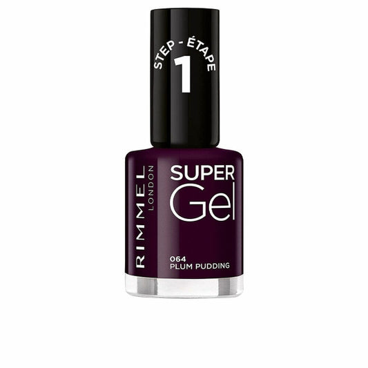 Rimmel London Super Gel Plum Pudding Nail Polish No. 064 (12 ml)