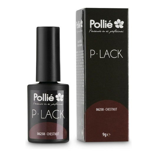 Semi-permanent Nail Polish P-Lack Eurostil CHESNUT MS Chesnut (9 gr)