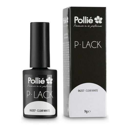 Semi-permanent Nail Polish P-Lack Eurostil CLEAR WHITE Clear White (9 gr)