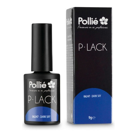 Semi-permanent Nail Polish P-Lack Eurostil DARK SKY Dark Sky (9 gr)