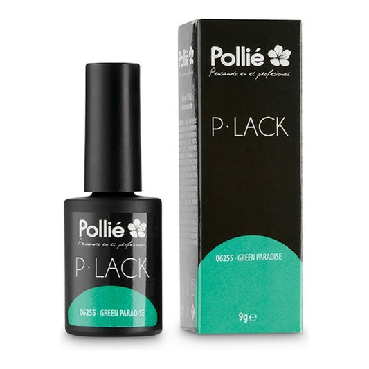 Semi-permanent Nail Polish P-Lack Eurostil GREEN PARADISE Green Paradise (9 gr)