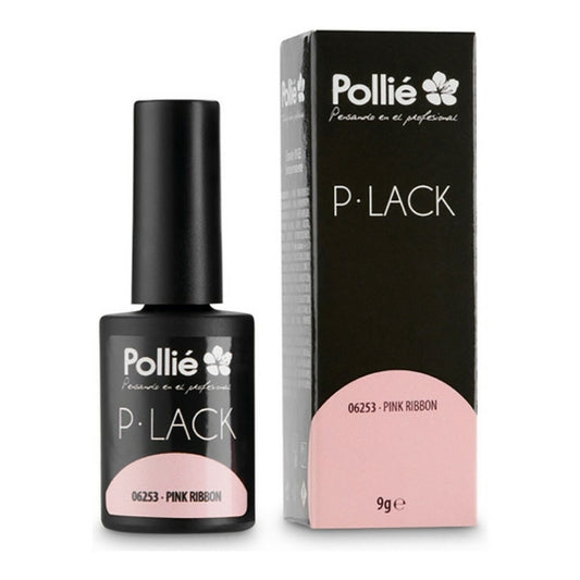 Semi-permanent Nail Polish P-Lack Eurostil PINK RIBBON Pink Ribbon (9 gr)