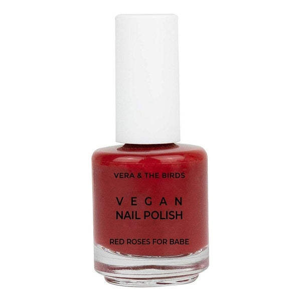 Vegan Nail Polish Vera &amp; The Birds Red Roses for Babe (14 ml)