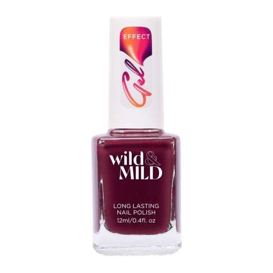 Wild &amp; Mild Gel Effect Burgundy Bouquet Nail Polish 12 ml